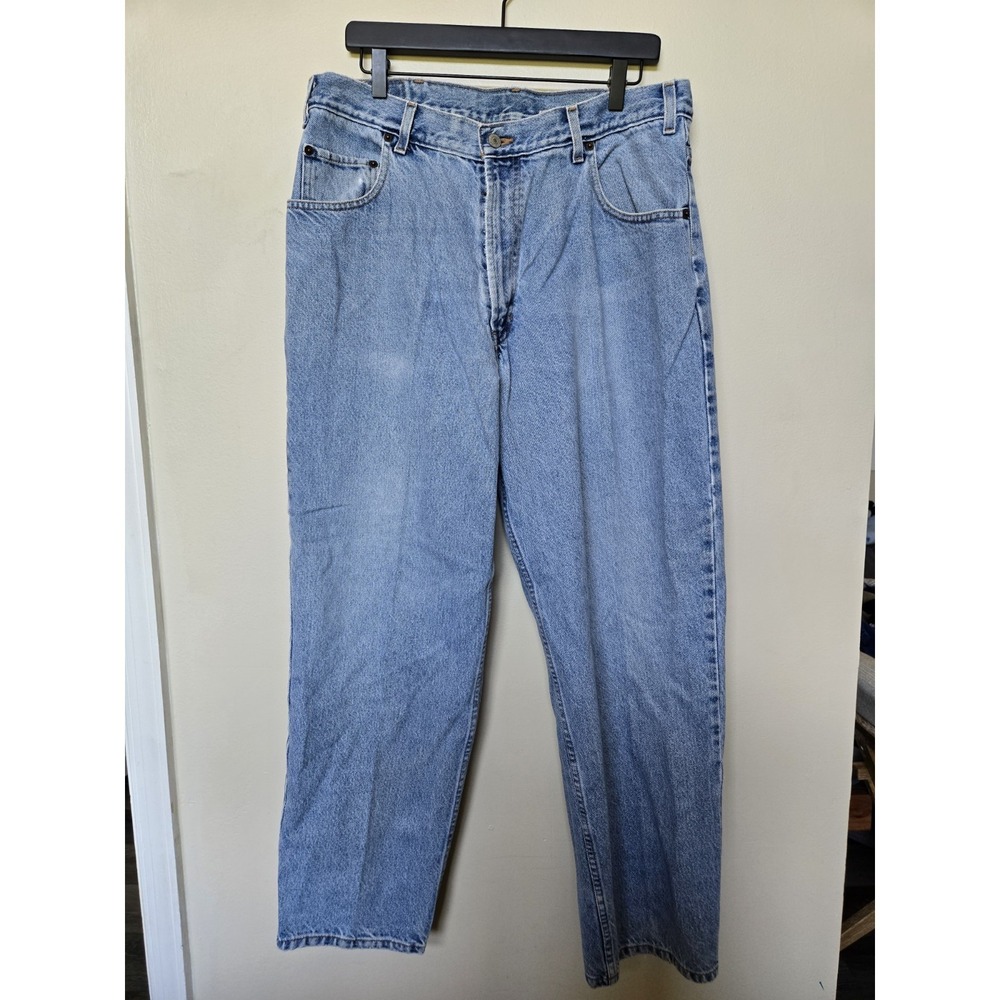 Vintage Y2k Jordache Mens Jeans Baggy Loose Straight Denim Blue 36 30 2001